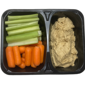 hummus and veggies tray